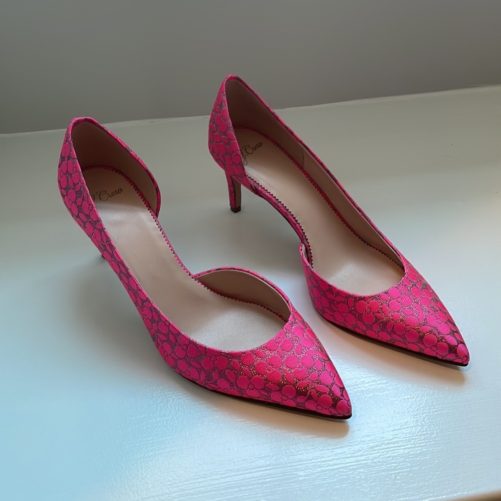 Brand new, never worn J. Crew pink heels